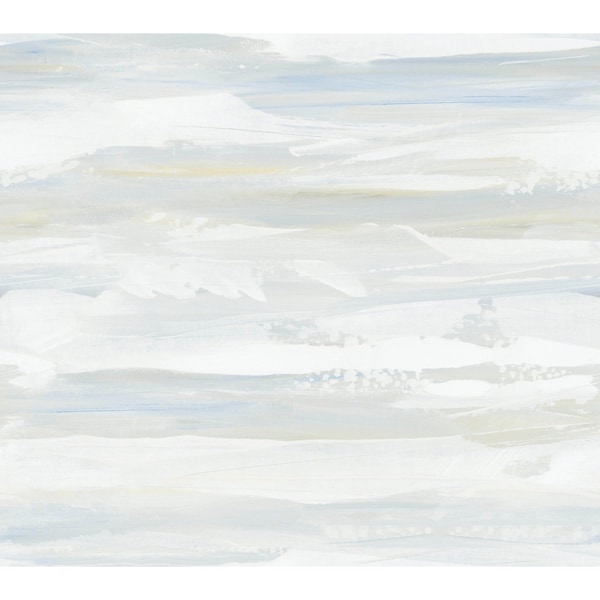 York Wallcoverings On The Horizon Blue and Yellow Wallpaper - AG2010