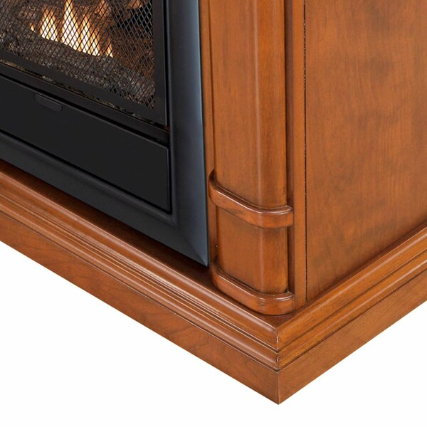 Procom Dual Fuel Ventless Gas Fireplace System - 10,000 Btu, T-Stat Contr - FS100T-3AS