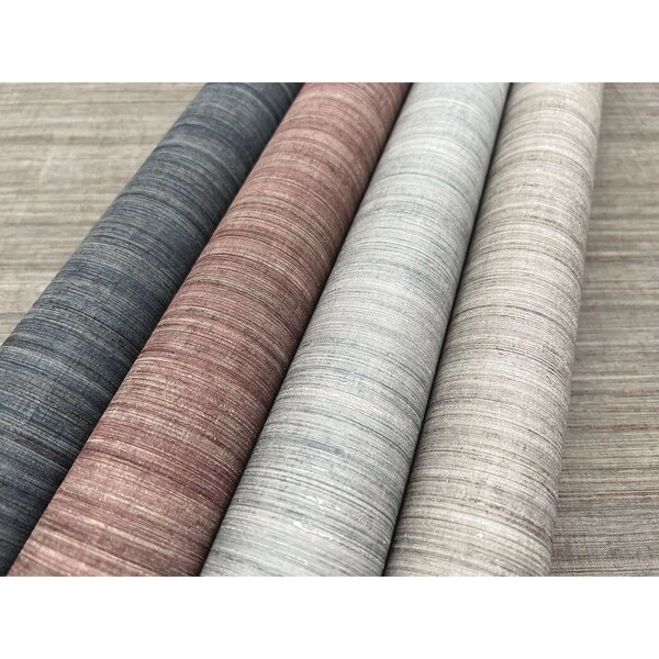 York Wallcoverings Tasar Silk Purple Wallpaper - ND3075N