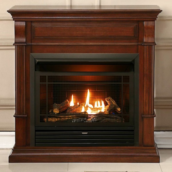 Duluth Forge Dual Fuel Ventless Gas Fireplace - 26,000 Btu, T-Stat Control - DFS-300T-2AC