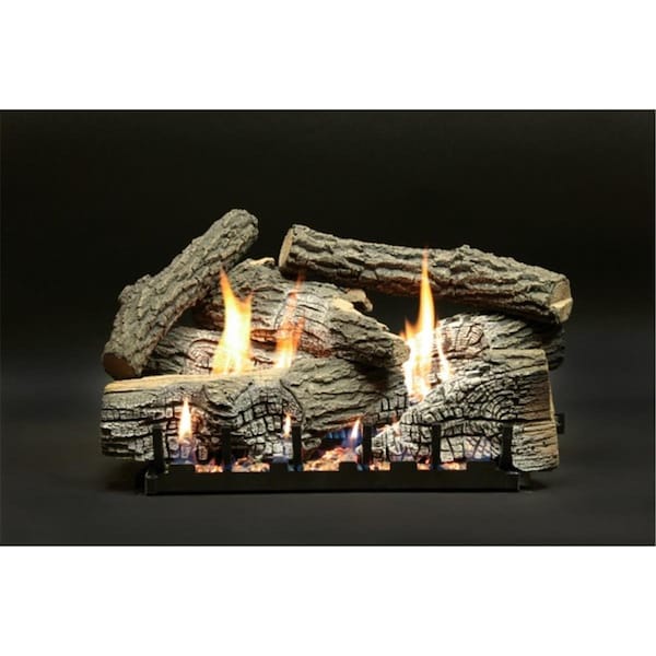 Empire 24 in. Super Stacked Wildwood Vent Free Refractory Log Set - 7 Piece - LS24WRS