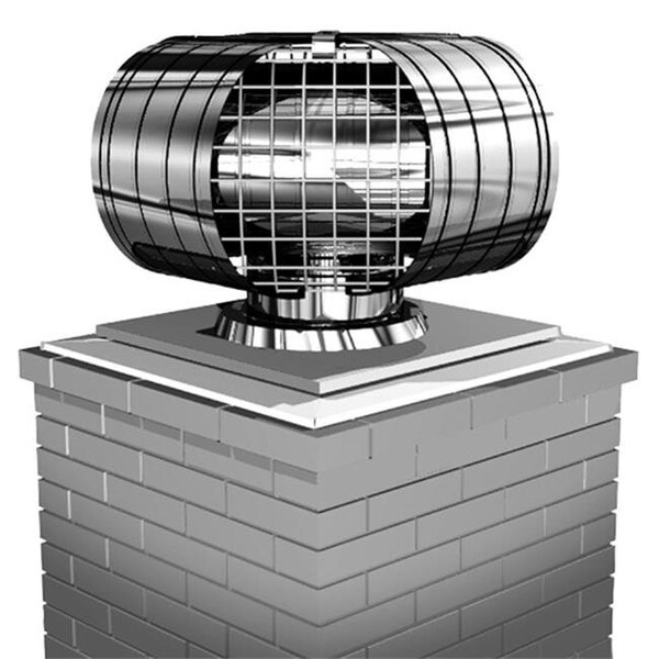 Improved Consumer Products Improved Consumer Products 3602660 8 in. Standard Vacu-Stack Chimney Cap - 3602660