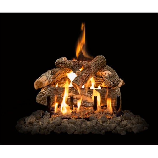 Dwellingdesigns Arizona Weathered Oak See-Through Logs18 in. - DW301614