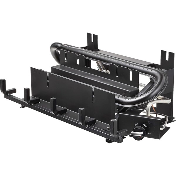 Duluth Forge Ventless Natural Gas Log Set, 21 in Winter Oak, 32,000 BTU, Manual Control - DLS-N21M