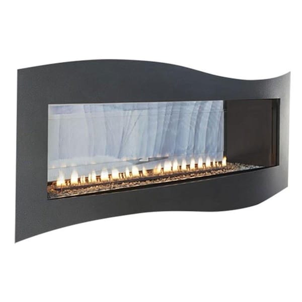 Empire See-Through IP Natural Gas Burner with Barriers Screen - VFLB48SP90N