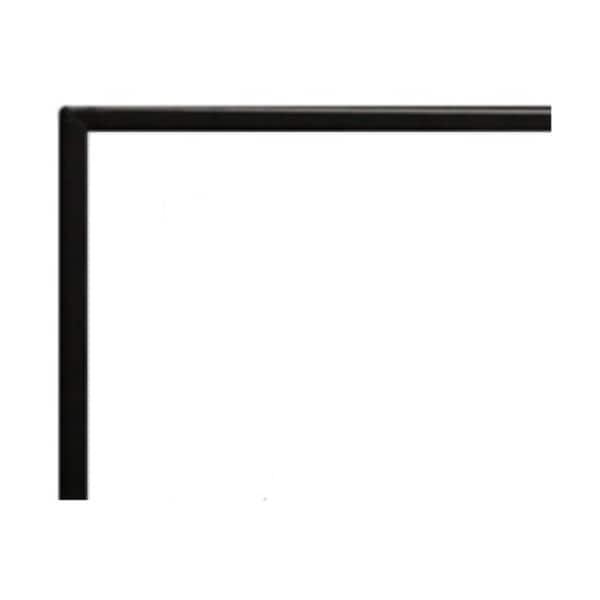 Empire 0.75 in. Beveled Vent-Free Decorative Fireplace Frame, Matte Black - DF601VBL