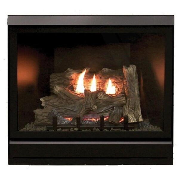 Empire 36 in. 20, 000 BTU DV Remote-Ready Millivolt Natural Gas Fireplace Log Set - DVCD36FP30N