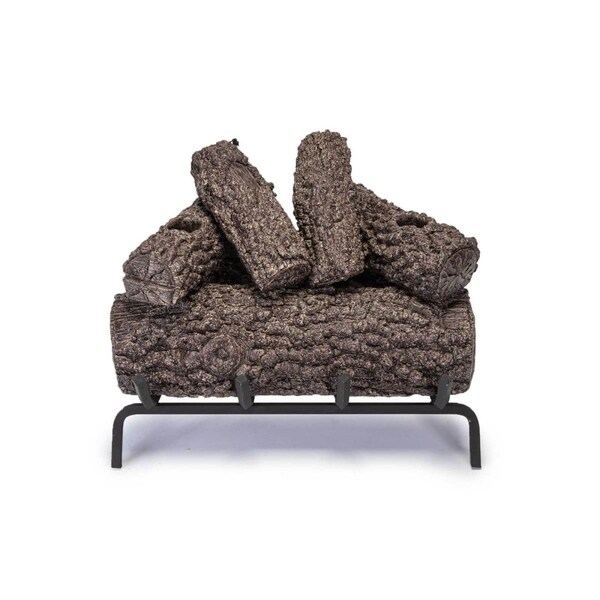 Cunningham Gas Products Real Fyre  24 in. Post Oak Vented Log Set - PO-24