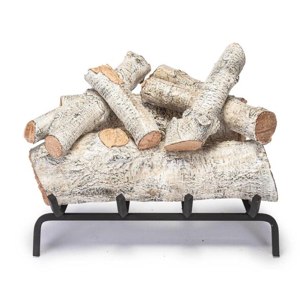 Cunningham Gas Products Real Fyre  30 in. Mountian Birch Vented Log Set - MBW-30