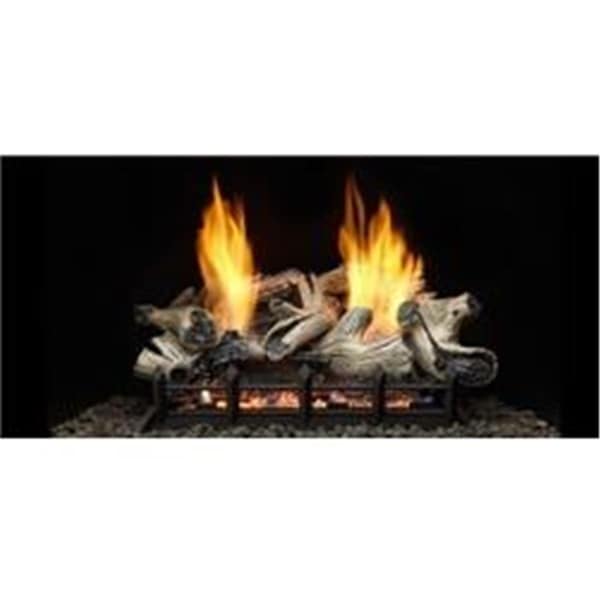 Terreno 30 in. Beachcomber Burncrete Refractory Log Set for Natural Blaze VF 24 in. Burner - 6 Piece - TE2559944