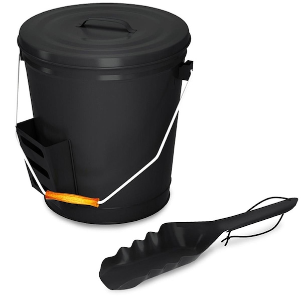 Escenografia 4.75 gal Bucket with Lid & Shovel - Black Ash - ES3234968