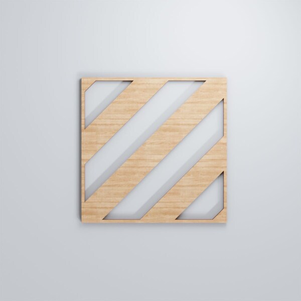 Ekena Millwork Small Strymon Decorative Fretwork Wood Wall Panels, Alder, 11 3/8"W x 11 3/8"H x 3/8"T - WALW12X12X0375STRAL
