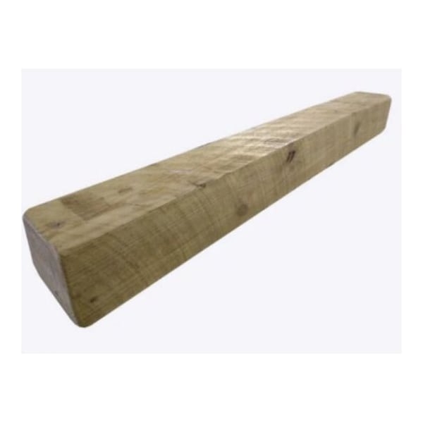 Creative Hardwoods Modern Rough Sawn Barn Beam Mantel 6Hx8Dx84L Unfinished - 6884U