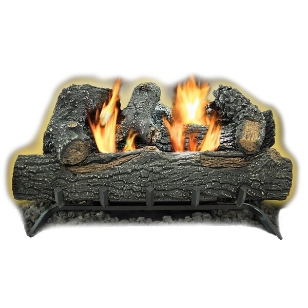 Kozy World GLD2455T Gas Log Set, 13 in L, 24 in W - GLD2456T/GLD2455T
