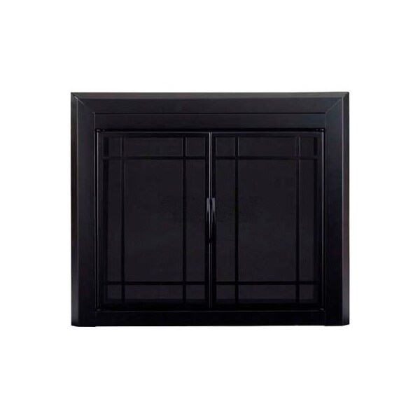 Dyna-Glo Pleasant Hearth Easton Fireplace Glass Door Black 37-1/2inL x 33inH - EA-5011