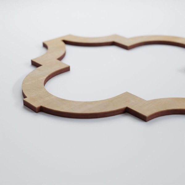 Ekena Millwork Medium Marrakesh Decorative Fretwork Wood Wall Panels, Birch, 15 3/8"W x 15 3/8"H x 3/8"T - WALW16X16X0375MRKBI