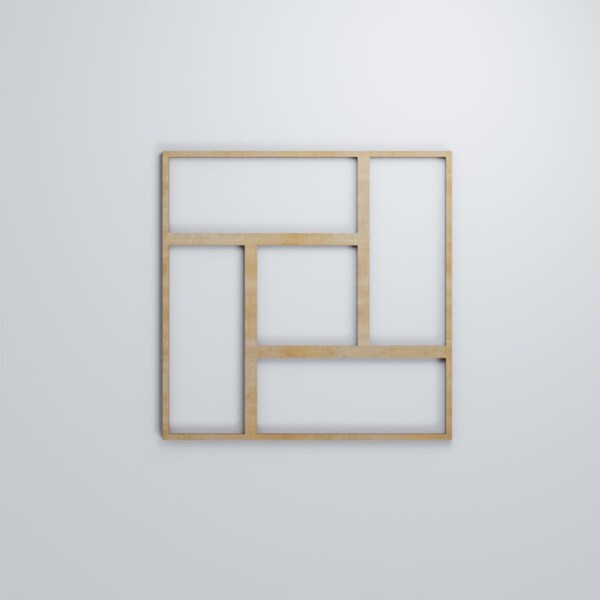 Ekena Millwork Medium Sheffield Decorative Fretwork Wood Wall Panels, Birch, 15 3/8"W x 15 3/8"H x 3/8"T - WALW16X16X0375SHFBI