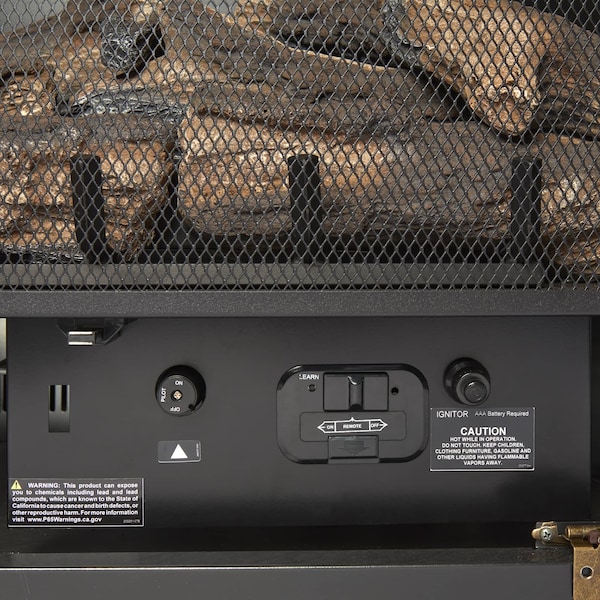 Duluth Forge Full Size Dual Fuel Ventless Gas Fireplace With Mantel - 32,000 - FDI32R-M-WN