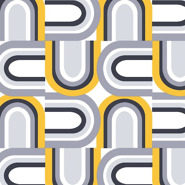 Manhattan Comfort Nixon, Vinyl U Turn Wallpaper, 205 In X 33 Ft = 56 Sq Ft - NIXON