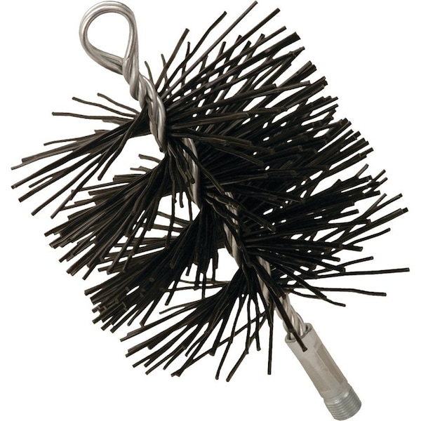 Imperial Polypro Round Chimney Brush, 6 in Dia Brush, Polypropylene Trim - BR0181