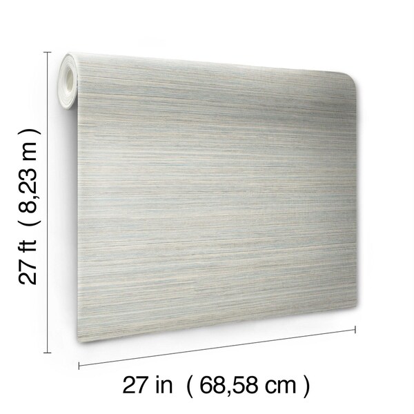 York Wallcoverings Fountain Grass Blue Wallpaper - GO8302