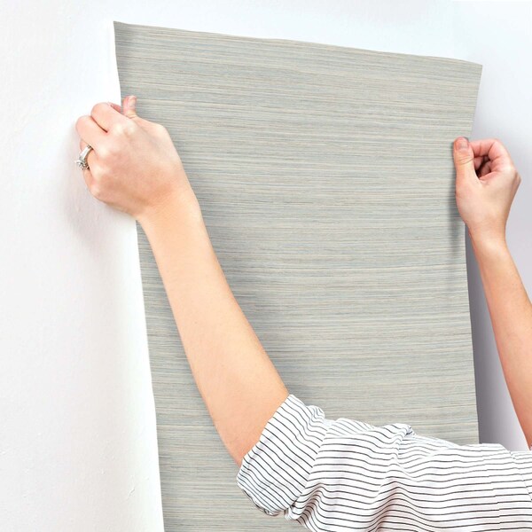 York Wallcoverings Fountain Grass Blue Wallpaper - GO8302