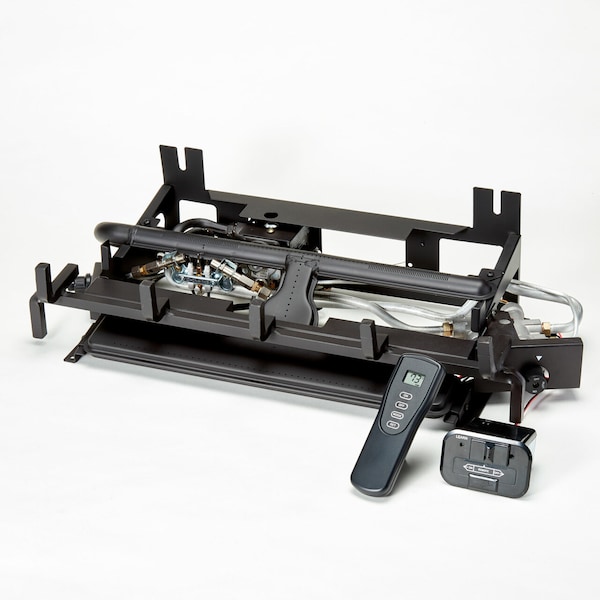 Duluth Forge Ventless Dual Fuel Gas Log Set - 30 In. Berkshire Stacked Oak, 33,000 - DLS-30R-2