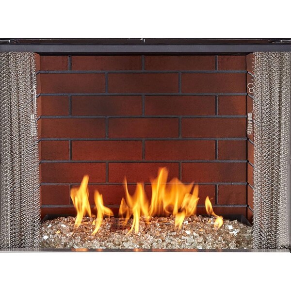 Generic Ceramic Fiber Fireplace Brick Liner for 450 Series Fireplace Insert, Vintage Red - FLB450-VR