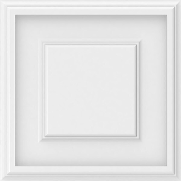 Ekena Millwork Legacy Raised Panel Decorative Wall Panel, 12"W x 12"H x 5/8"P - WALP12X12X062LEG