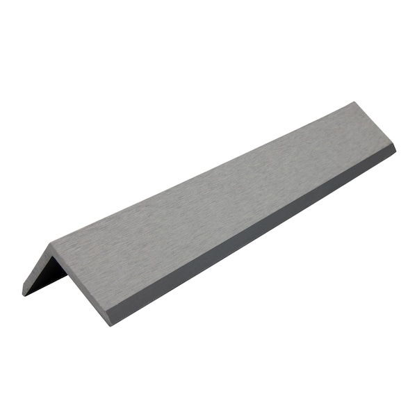Ejoy 106in x 2.2in Outdoor Siding Corner Panel and Screws, 6PK - ENDTRIM_WSCP_FEW2_LIGHTGRAY