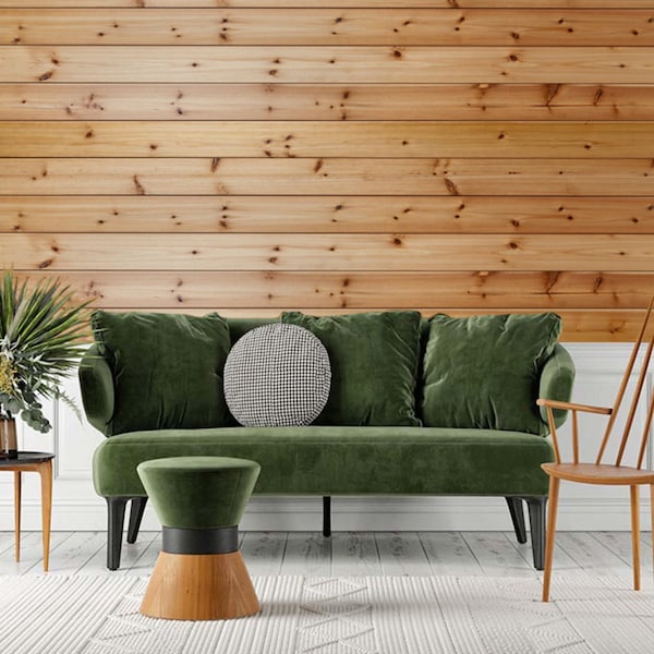 Ejoy Rustic Shiplap Boards, 94in x 5.3in, 6PK - SHIPLAP_02