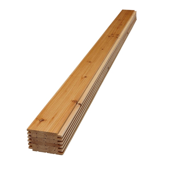 Ejoy Rustic Shiplap Boards, 94in x 5.3in, 6PK - SHIPLAP_02