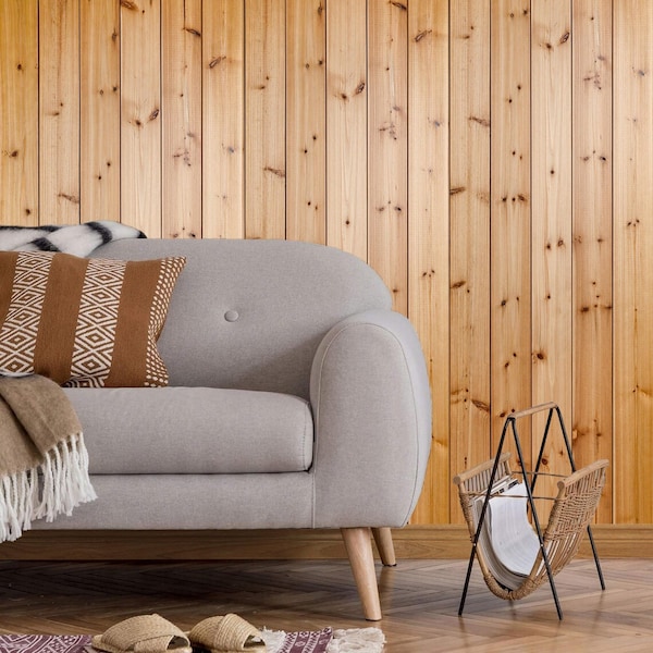 Ejoy Rustic Shiplap Boards, 94in x 5.3in, 6PK - SHIPLAP_02
