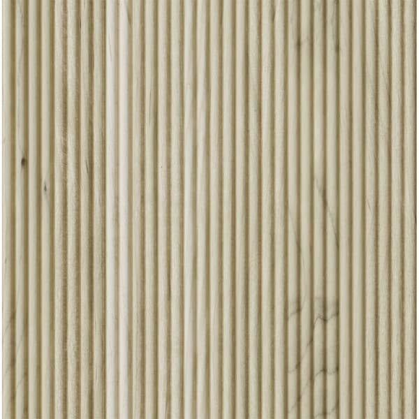 Designs Of Distinction 3/4" Shallow Double Bead Tambour - Paint Grade (12"W x 96"L) - 011296102PT1