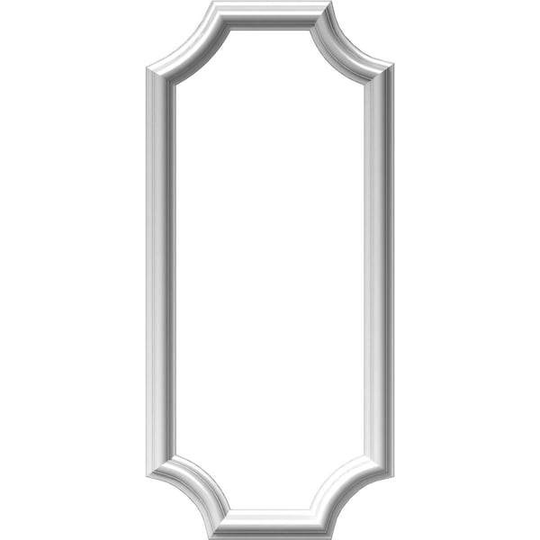 Ekena Millwork 12"W x 28"H x 1/2"P Ashford Molded Scalloped Wainscot Wall Panel - PNL12X28AS-02