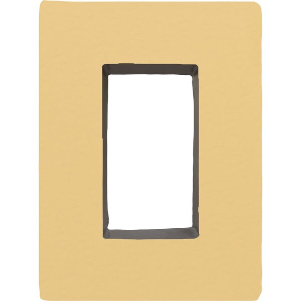 Ekena Millwork 4"W x 3"D x 7 7/8"H Universal Electrical Cover for StoneWall Faux Stone Siding Panels, Slate Gray - PNUEC04X08SG