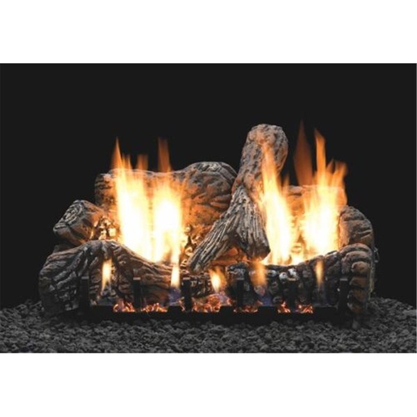 Mobiliario 30 in. Ceramic Fiber Log Set, Charred Oak - 4 Piece - MO2088840