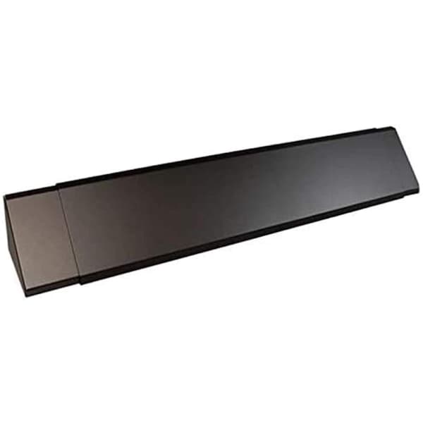 Mobiliario 40 in. Fireplace Extension Hood for 42 in. Breckenridge Fireboxes, Black - MO2559928