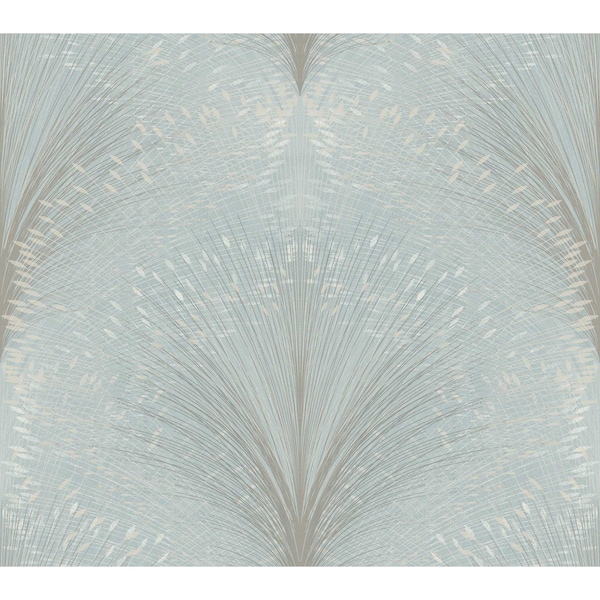 York Wallcoverings Papyrus Plume Sky Blue Wallpaper - OI0685