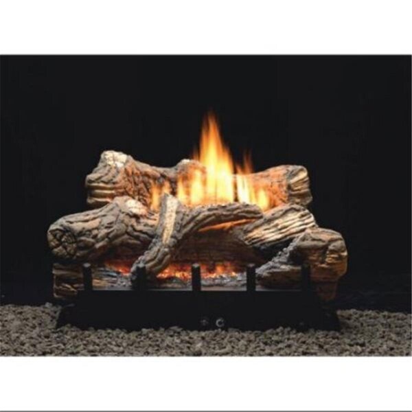Empire 30 in. Manual Ceramic Fiber Log Set, Nat - 7 Piece - VFDM30LBN