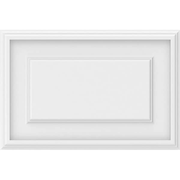 Ekena Millwork Legacy Raised Panel Decorative Wall Panel, 18"W x 12"H x 5/8"P - WALP18X12X062LEG