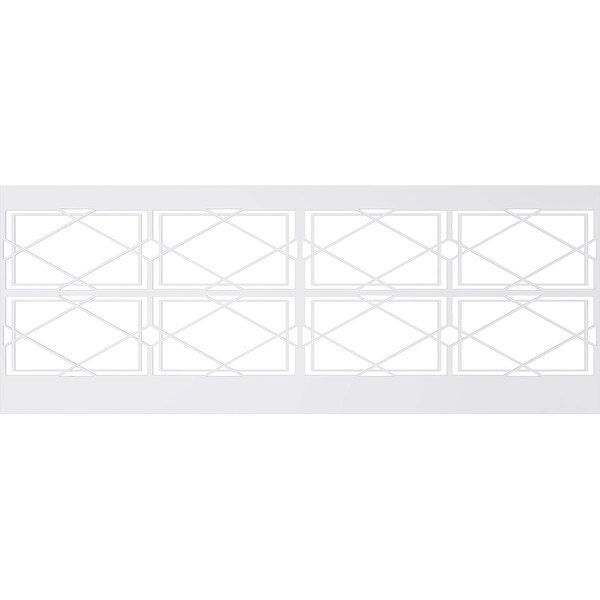 Ekena Millwork 36"H x 94 1/2"W Kiowa PVC Wainscot Paneling Kit - WPK36X94KWA