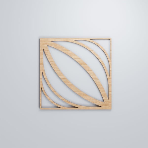 Ekena Millwork Medium Otis Decorative Fretwork Wood Wall Panels, Alder, 15 3/8"W x 15 3/8"H x 3/8"T - WALW16X16X0375OTSAL