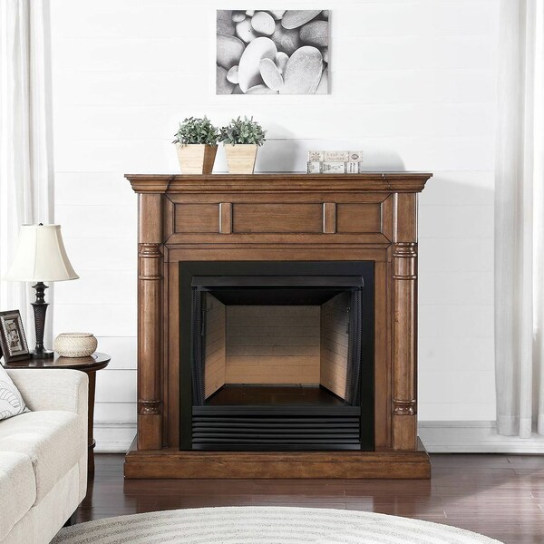 Procom 32In Ventless Firebox Pc32Vfc With Cm500-2Wn Walnut Finish - Model No F - FBS32-500-2WN