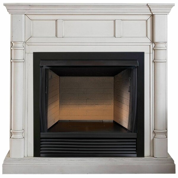 Procom 32In Ventless Firebox Pc32Vfc With Cm500-2Aw Antique White Finish - FBS32-500-2AW