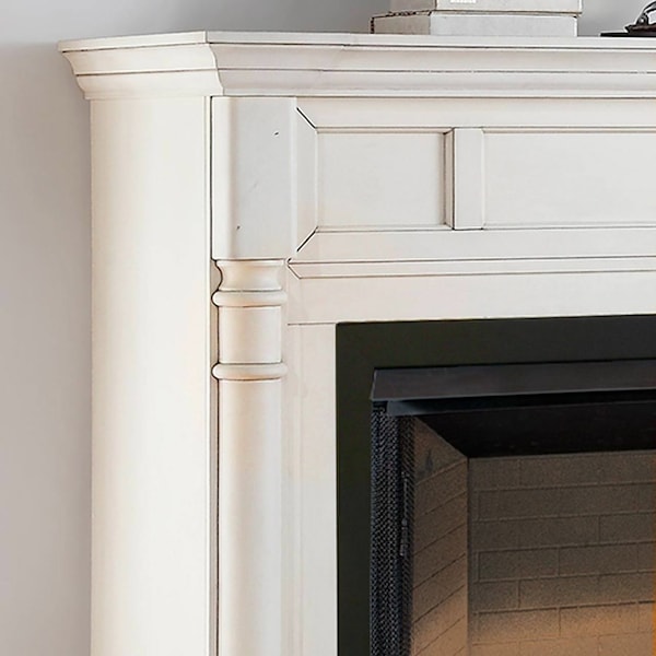 Procom 32In Ventless Firebox Pc32Vfc With Cm500-2Aw Antique White Finish - FBS32-500-2AW