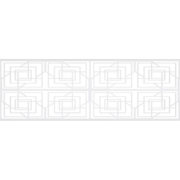 Ekena Millwork Set of Four Panels for 94 1/2"W x 32 1/4"H Norwood Fretwork Wainscot Wall Paneling - WPKP16X01X47NWD