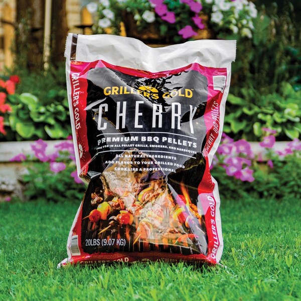 Grillers Gold Griller's Gold All Natural Cherry BBQ Wood Pellet 20 lb - GGCH20