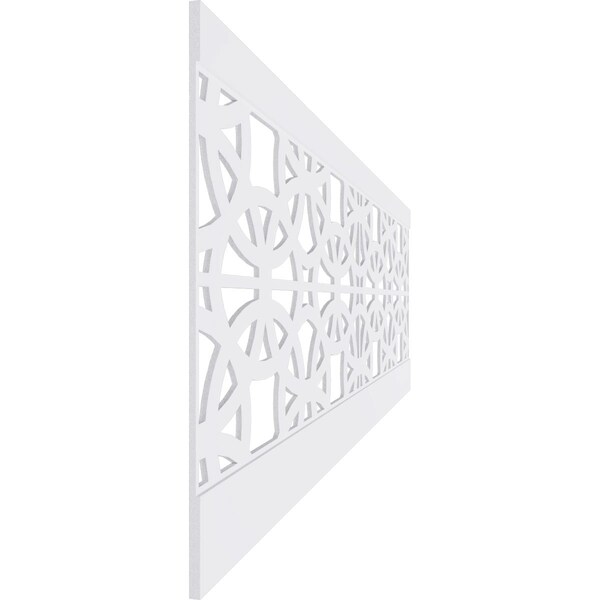 Ekena Millwork 32"H x 94 1/2"W Brownsville PVC Wainscot Paneling Kit - WPK32X94BNE