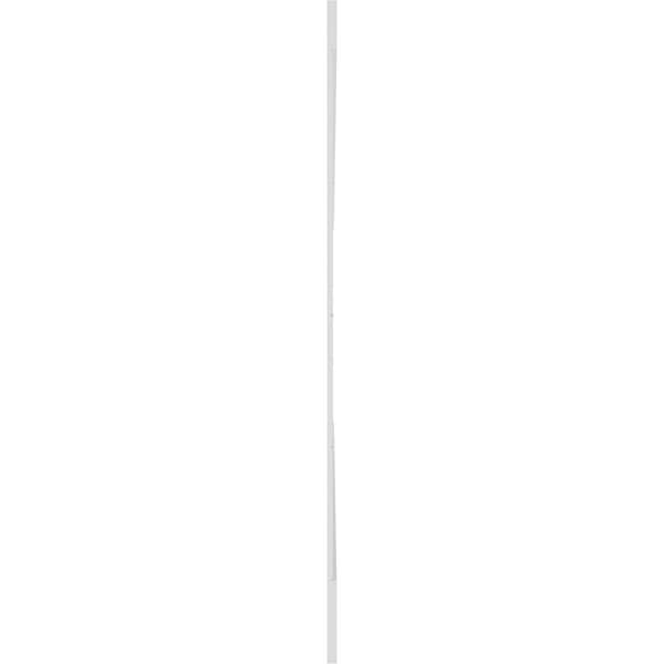 Ekena Millwork 44"H x 94 1/2"W Diamond Argyle PVC Wainscot Paneling Kit - WPK44X94DMA